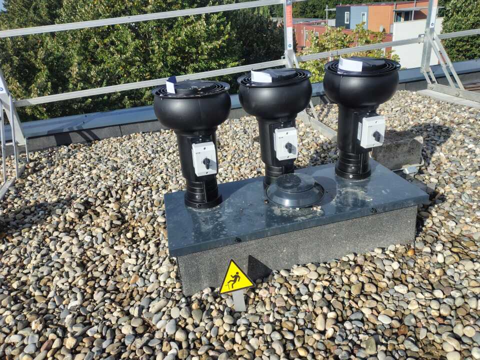 Installatie mechanische ventilatie